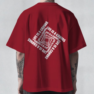 Vortex of Creativity - Life is a Canvas T-shirt. T-Shirt