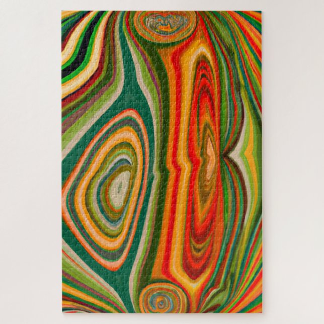 Vortex of Vibrance Jigsaw Puzzle (Vertical)