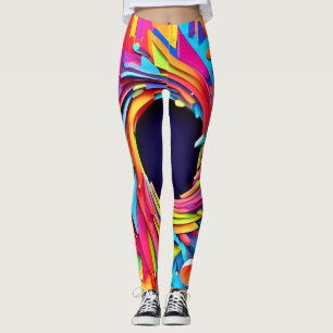 Vortex of Vitality Art Leggings