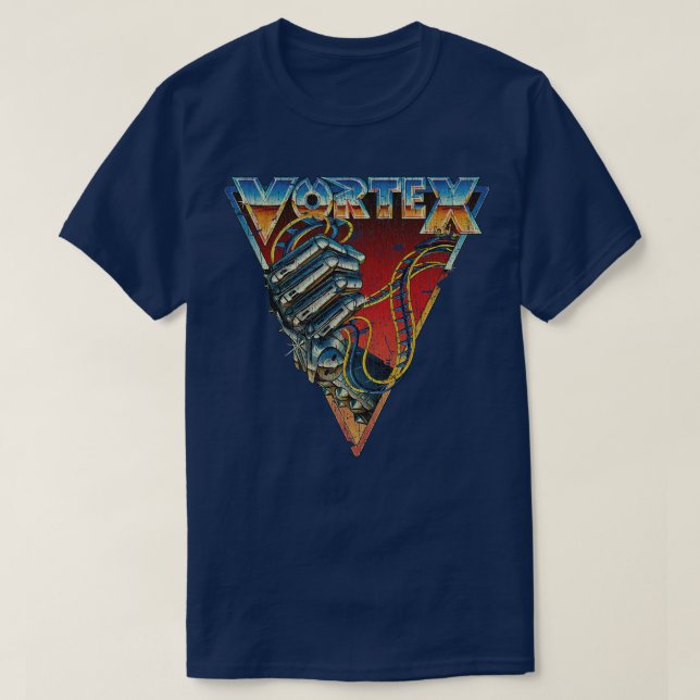 Vortex Roller Coaster 1987 T-Shirt (Design Front)