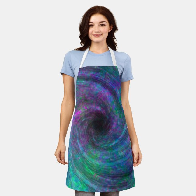 Vortex Tie Dye Apron (Worn)