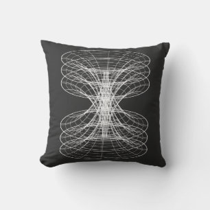 Vortex Wireframe Constellation Cushion