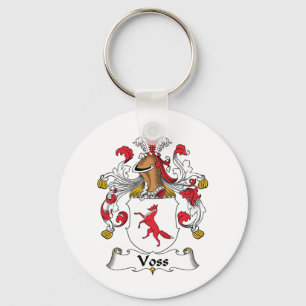 Voss Family Crest Key Ring
