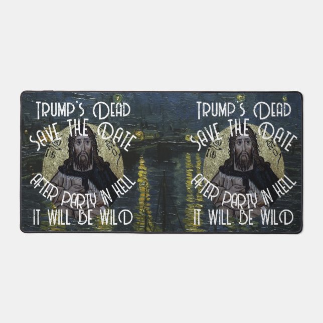 Vot Political Patriotic Trump Republican Party Desk Mat (Front)