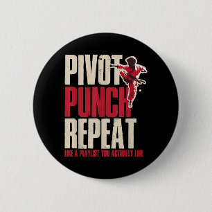 vot Punch Repeat Like A Playlist You Actually Like 6 Cm Round Badge
