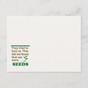 VOTE 2018 SEEDS postcard