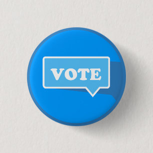 VOTE 2020 3 CM ROUND BADGE