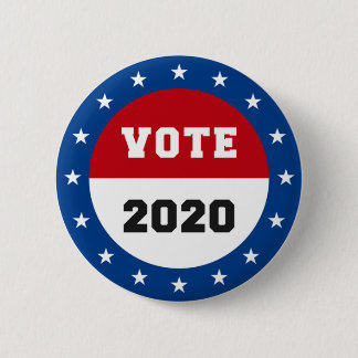 Vote 2020 Election 6 Cm Round Badge