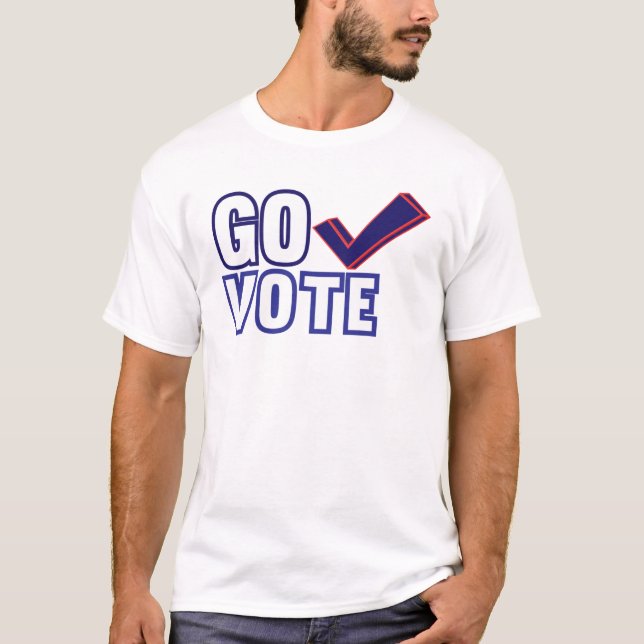 Vote 2020 T-Shirt GO VOTE T-Shirt (Front)