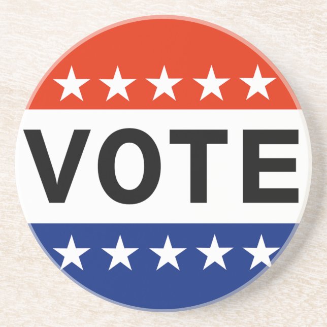 Vote 2022 Midterm Election Coaster (Front)