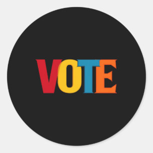 Vote 2024 classic round sticker