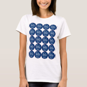 Vote 2026 Election Five Stars Blue Non-Partisan T-Shirt