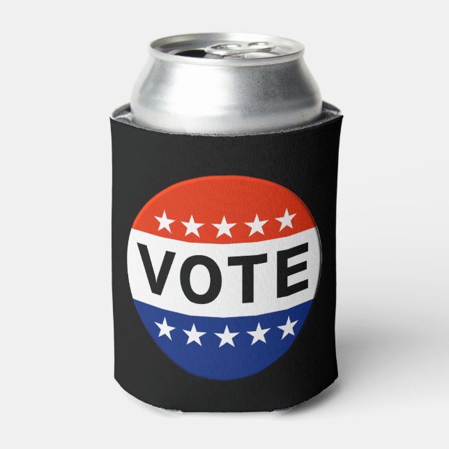 Vote 2026 Midterm Election Can Cooler (Can Front)