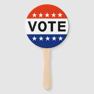 Vote 2026 Midterm Election Hand Fan