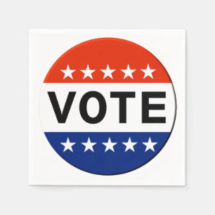 Vote 2026 Midterm Election Napkin