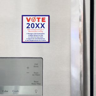 Vote 2026 Patriotic Nonpartisan Political Campaign Magnet
