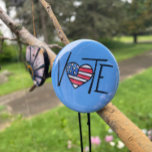 VOTE 6 CM ROUND BADGE<br><div class="desc">VOTE voting voter USA America biden 2020 election "biden 2020" "vote blue"</div>