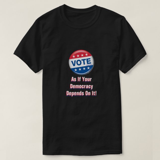  Vote! - A MisterP Shirt (Design Front)