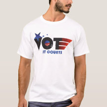 Vote America - It counts T-shirt