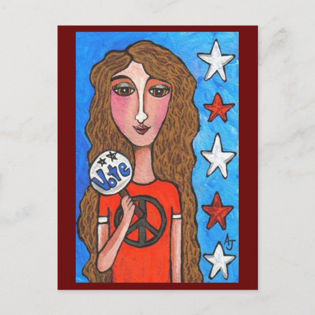 VOTE - american postcard (Front)