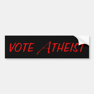 Vote Atheist Bumper Sticker