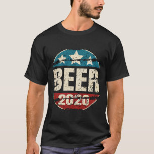 Vote Beer Funny Alcohol Anti Trump Biden Voted For T-Shirt