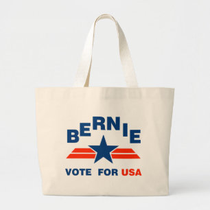Vote Bernie Sanders 2016 Large Tote Bag