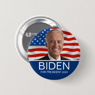 VOTE Biden For President 2024 6 Cm Round Badge
