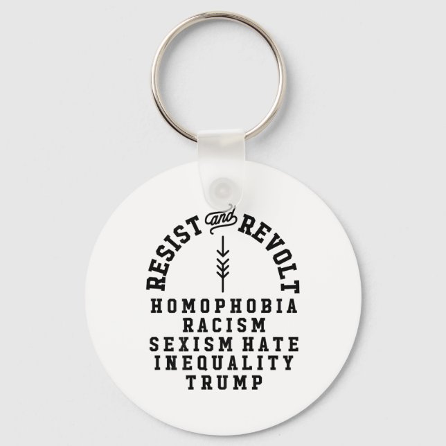 Vote Biden Harris 2020 Election Remove Donald Trum Key Ring (Front)