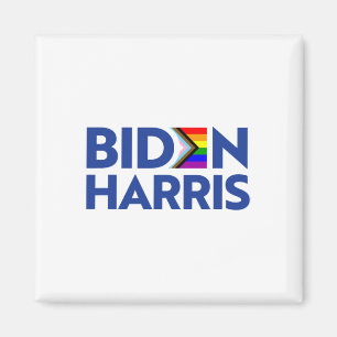 Vote Biden Harris Lgbt Lgbtq Progress Pride Flag J Magnet