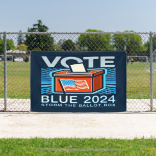 Vote Blue 2024 Presidential Election Banner