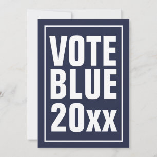 Vote Blue 2024 USA Election Invitation