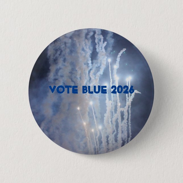 Vote Blue 2026 Button (Front)