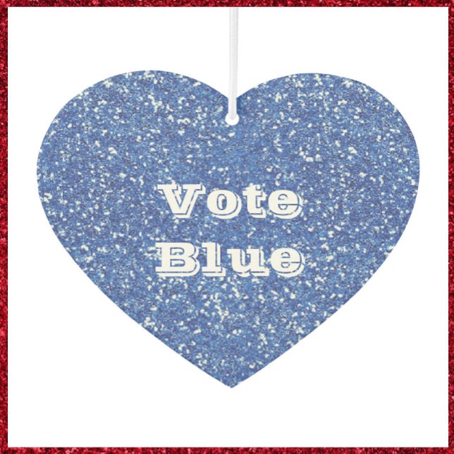 Vote Blue Car Air Freshener (Creator Uploaded)