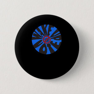 Vote Blue Democrat Anti-trump 6 Cm Round Badge