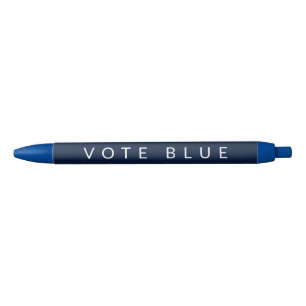 Vote Blue Democratic Party Promotional Simple Ink Pen