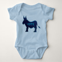 VOTE Blue Donkey Election Day USA Voting Patriotic