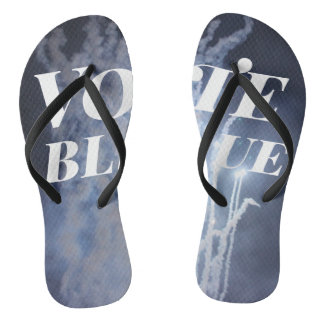 Vote Blue Flip Flops