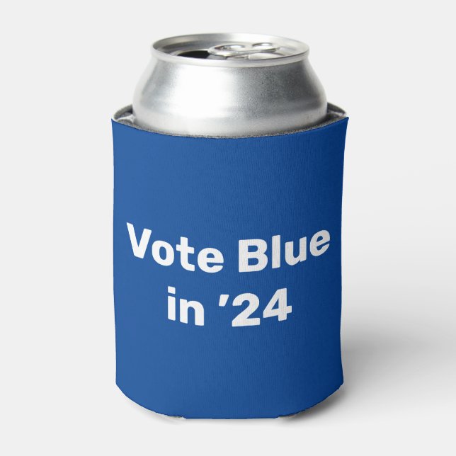 Vote Blue in 2024 Can Cooler (Can Front)