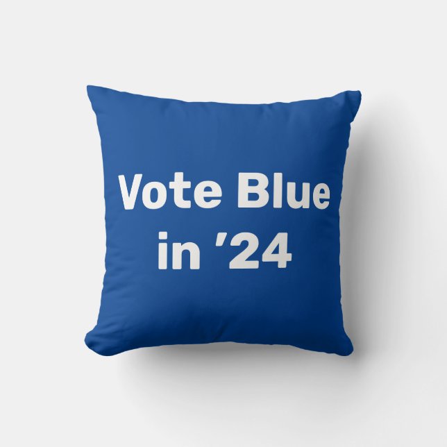 Vote Blue in 2024 Cushion (Front)