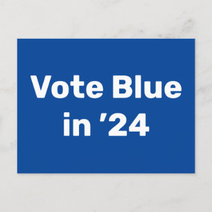 Vote Blue in 2024 Postcard