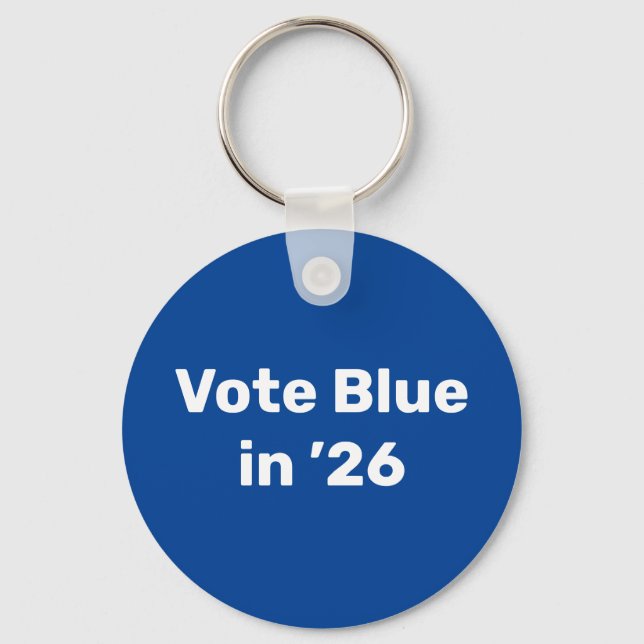 Vote Blue in 2026 Key Ring (Front)