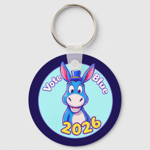 vote blue in 2026 key ring