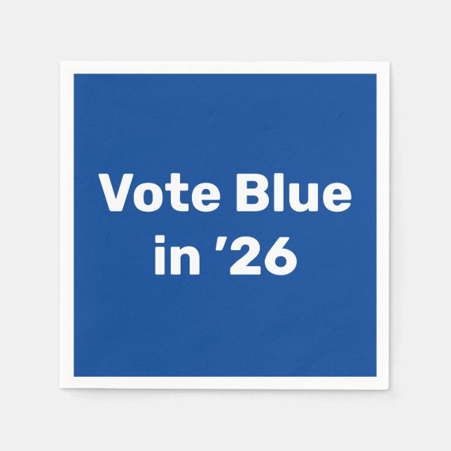 Vote Blue in 2026 Napkin (Front)