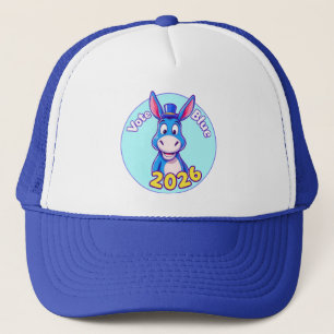 vote blue in 2026 trucker hat