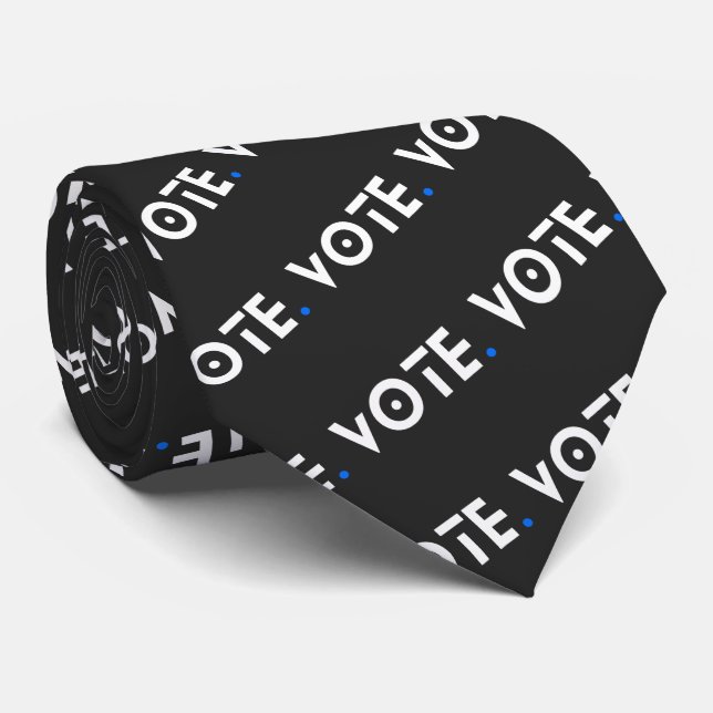 Vote Blue Period Tie (Rolled)