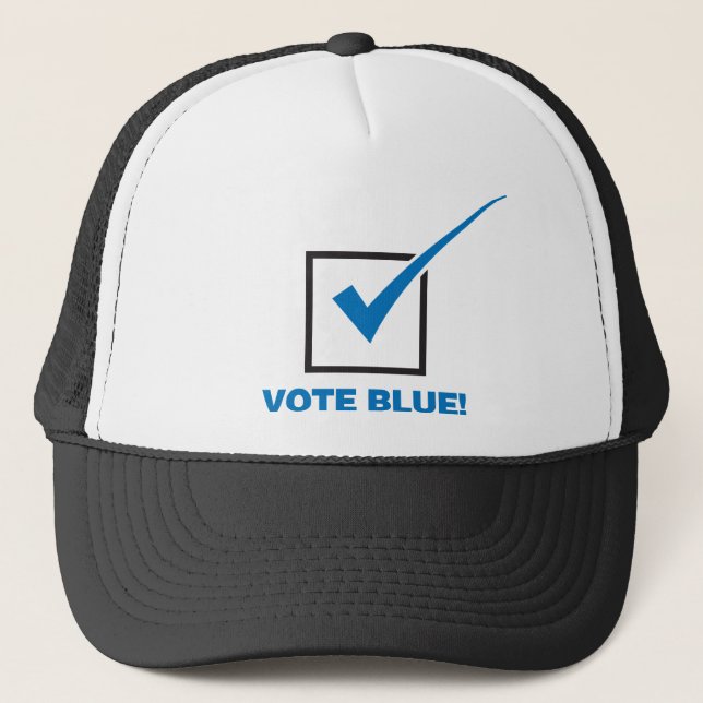 Vote Blue Trucker Hat (Front)