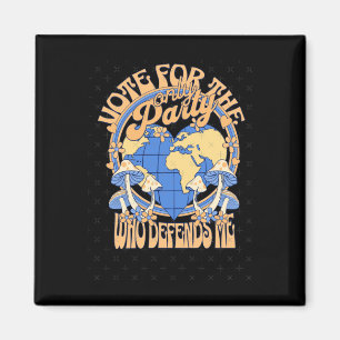Vote Blue Vote For Earth Sticker Magnet