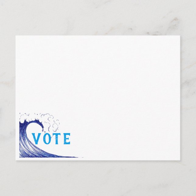 VOTE! - Blue Wave 2020 Postcard (Front)