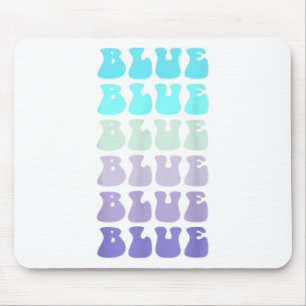 Vote Blue Wave Team War Game Groovy Go Summer Camp Mouse Pad
